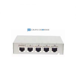 Alantek 4 PORT SMT BOX W/SHUTTER WHITE 302-203214-SHWH