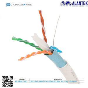 Cáp Mạng Alantek Cat6 FTP 4 Pair Cable Solid Cable 301-60F8LG-00GY