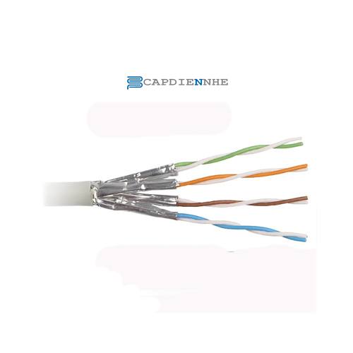 Cáp Mạng LS S/FTP CAT7 4pairs,23AWG,Solid Copper,PVC,CM,xx SSP-G-C7G-E1VN-M0.5X004P/xx